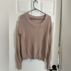 Rosy colored sweater
